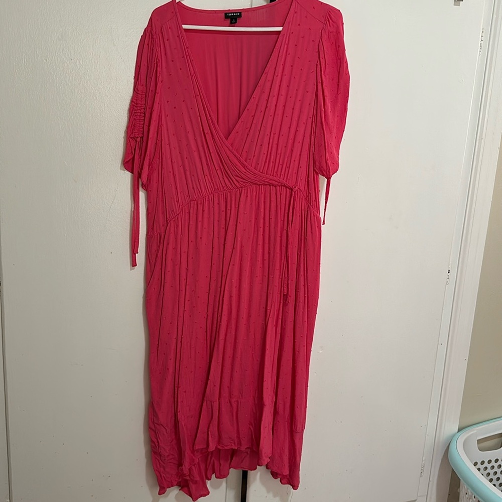 Pretty pink unlined dress